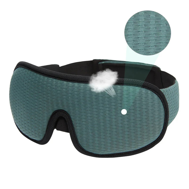 New Brand 3D Sleeping Mask Block Out Light Sleep Mask For Eyes Slaapmasker Eye Shade Blindfold Sleeping Aid Face Mask Eyepatch - NaturalSleep.shop