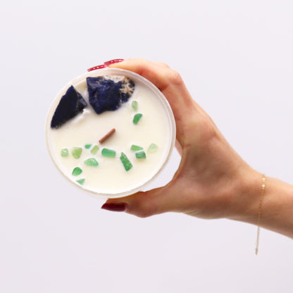 Bougie chakra de la gorge - NaturalSleep.shop