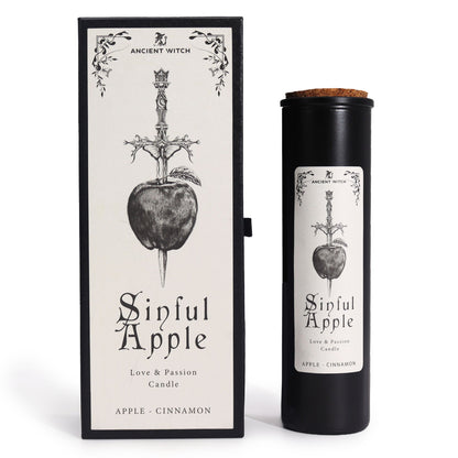 Bougie pomme & cannelle - Amour & passion - NaturalSleep.shop