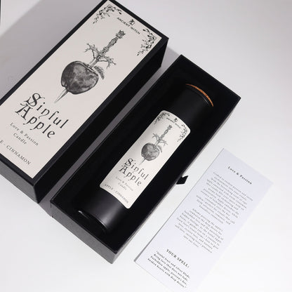 Bougie pomme & cannelle - Amour & passion - NaturalSleep.shop