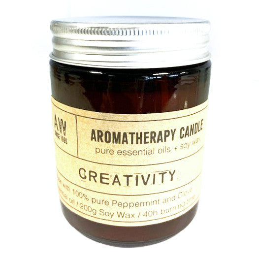 Bougie aromathérapie 200g - Créativité - NaturalSleep.shop