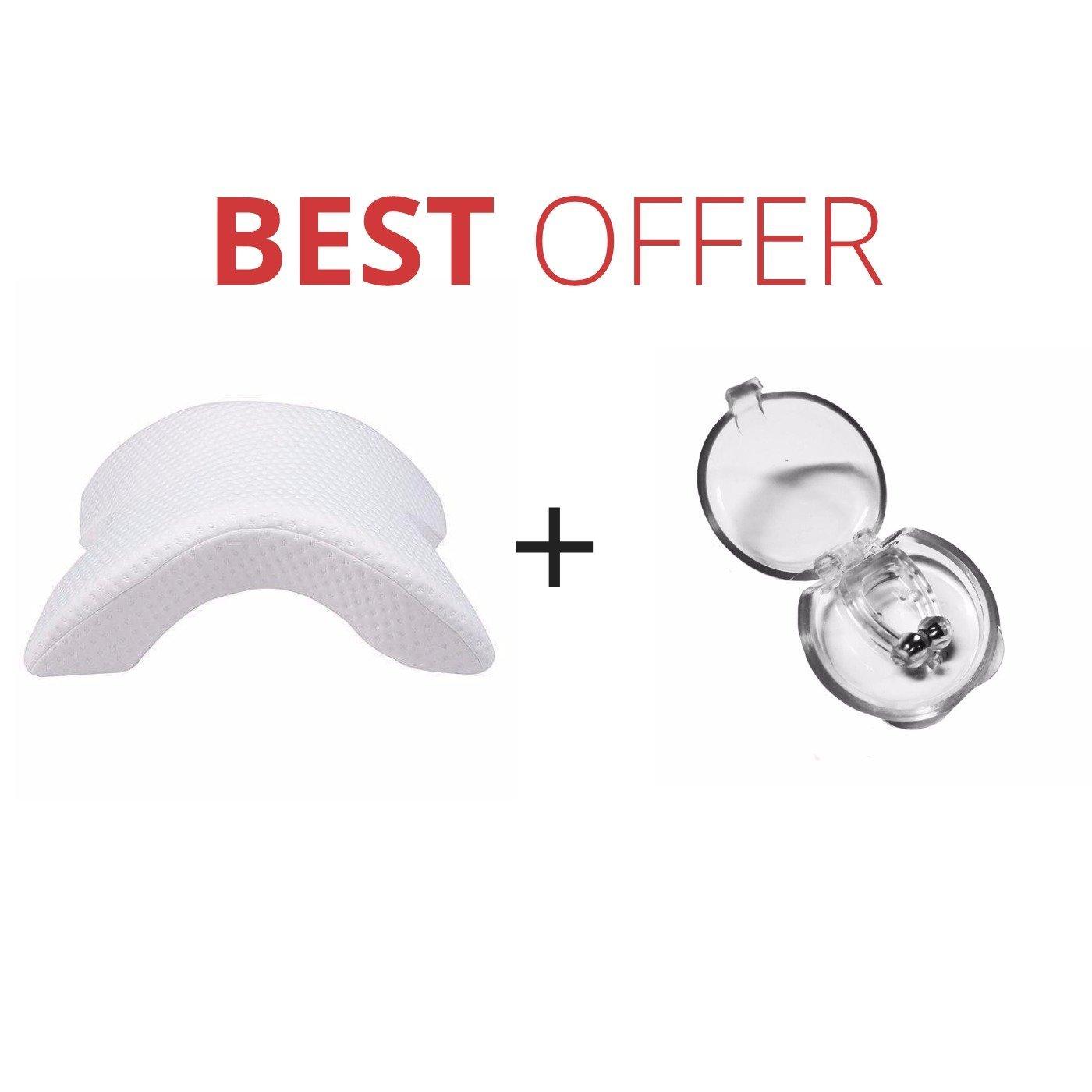 Silicone Magnetic Anti-Snore Stop Snoring Nose Clip - Sleep Aid & Apnea Guard - Natural Sleep