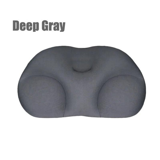 3D Neck Micro Airball Pillow: Deep Sleep Head Rest Cushion with Washable Pillowcase - Natural Sleep