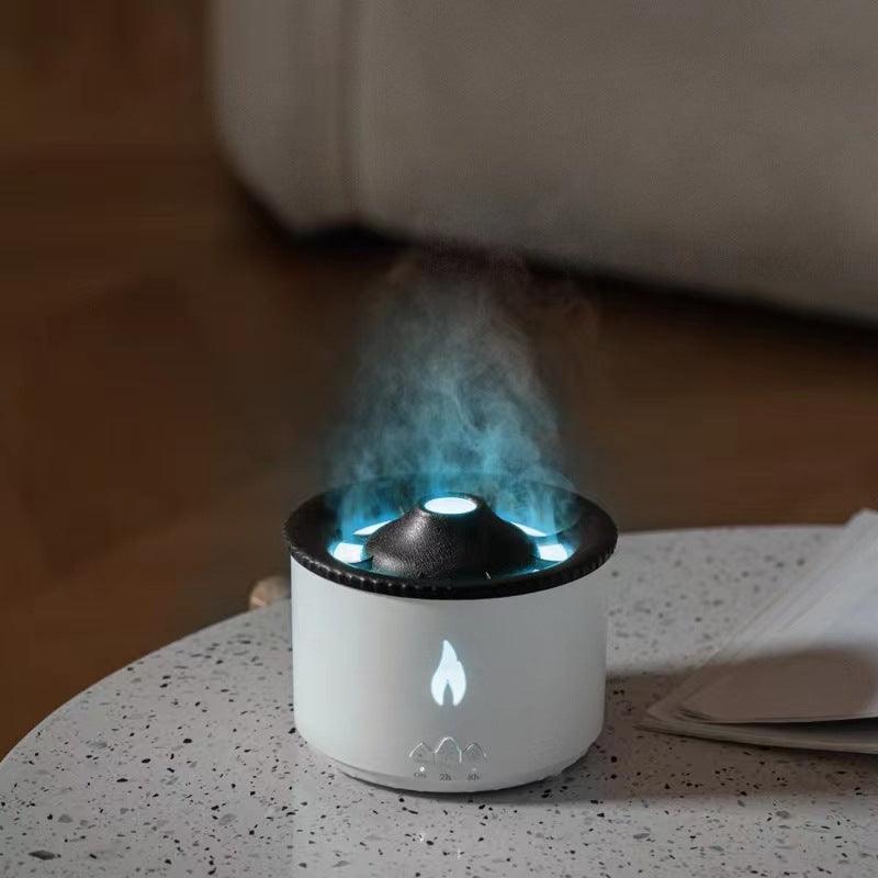 Aromatherapy Ultrasonic Diffuser with Flame Effect – Soothing Sleep & Stress Relief - Natural Sleep