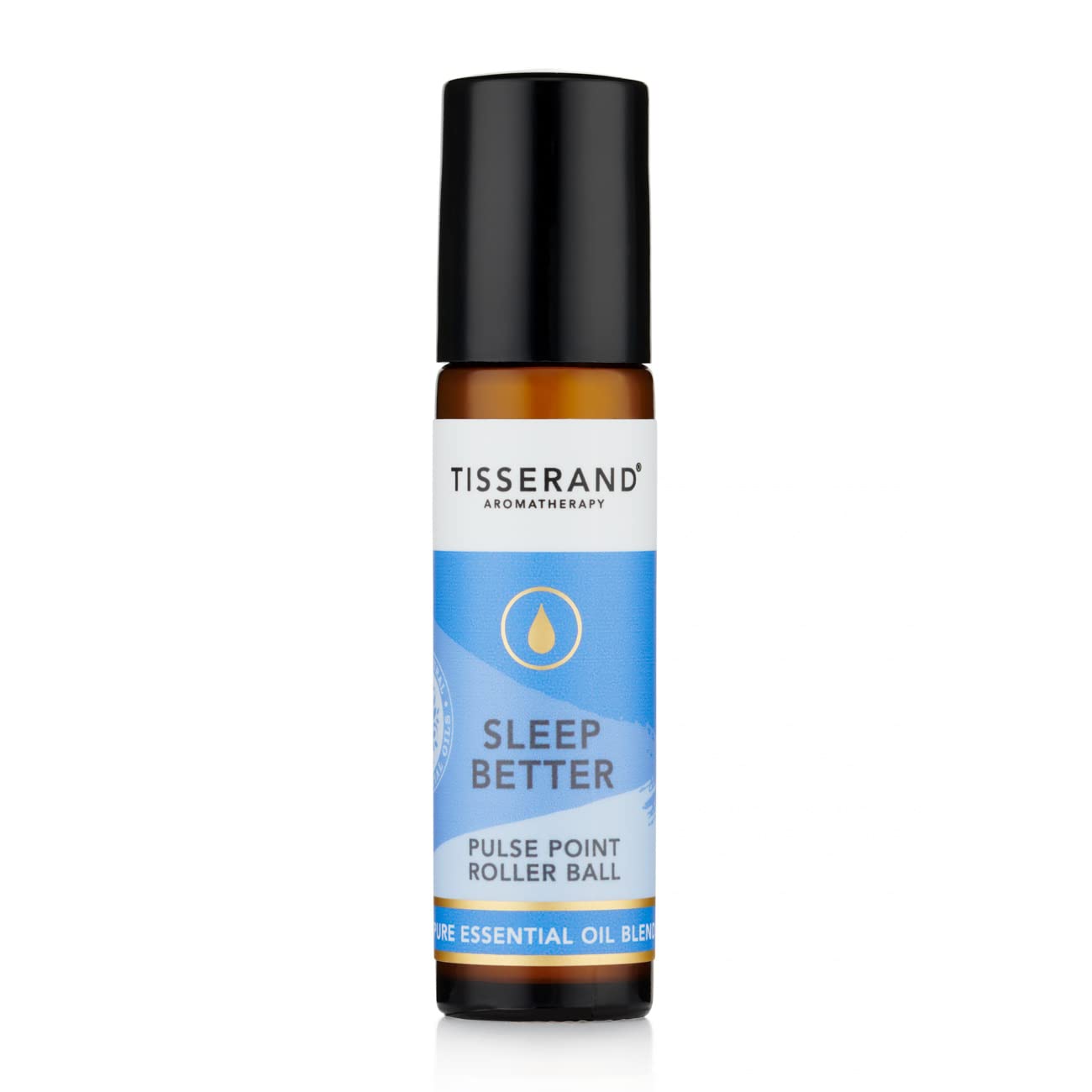 Tisserand Aromatherapy - Sleep Better - Pulse Point Roller - Lavender, Jasmine & Sandalwood Essential Oils - 100% Natural Pure Essential Oils - 10ml - Natural Sleep