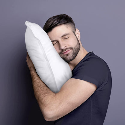 Utopia Bedding Pillow (Lot de 2), 60 x 60 cm, Oreiller de Sommeil, Coussin Respirant et Doux (Blanc) - Natural Sleep