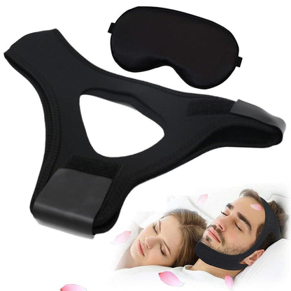 2-Pack Veralabs Airflow Jaw Straps – Breathable Chin Straps for Sleeping and Snoring Relief – Snoring Aids for Men & Women - Natural Sleep