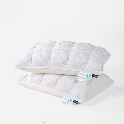 Tempdream Heavenly Dreams Goose Down Pillow - Breathable, Naturally Soft for - Sleep in Ultimate Comfort - Hotel Quality Pillows (White,Standard - 20 * 26") - Natural Sleep