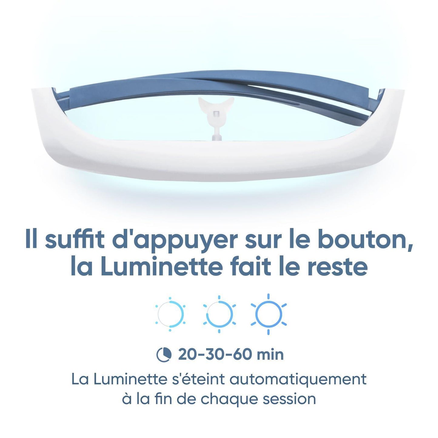 Luminette 2 Lunettes de luminothérapie (Version 2024) - Lampe de Luminothérapie Portable pourle Blues Hivernal et les Troubles du Sommeil - Déjà Plus de 250.000 Utilisateurs Satisfaits - Natural Sleep