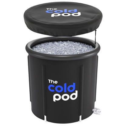 The Cold Pod Ice Bath Tub | 320L Cold Plunge Tub | Cold Water Therapy Tub for Recovery & Cold Plunge | Portable Ice Bath Plunge Pool For Adults | Ice Plunge Tub For Ice Baths |Cold Tub | Ice Tub & Lid - Natural Sleep