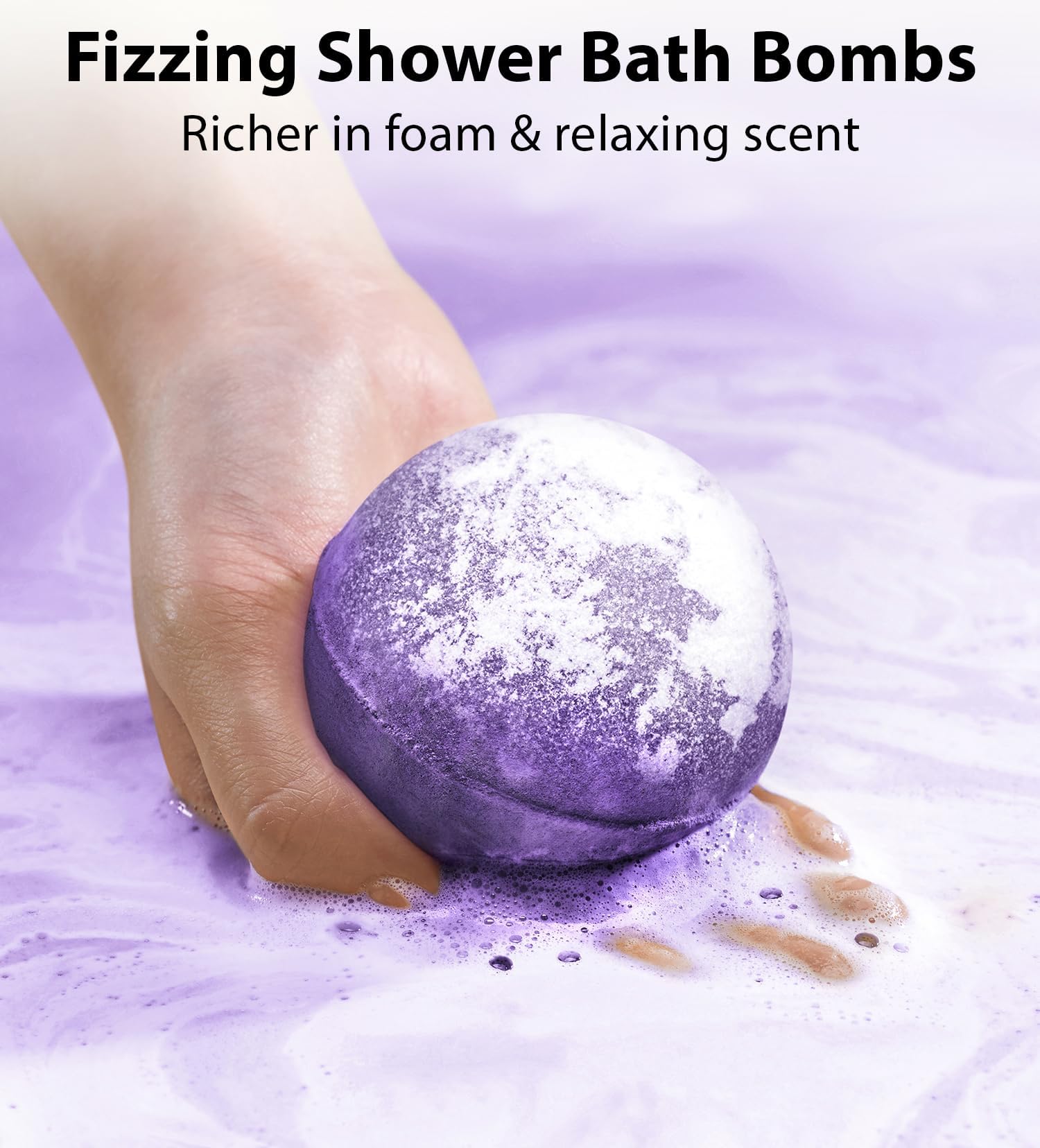 Deep Sleep Bubble Bath Bombs Infused Lavender and Chamomile Essential Luxurious Bath Additives for Dry Skin Nourishment -Indulge in A Blissful Bathing Experience with Our Relaxation Gift Set - Natural Sleep