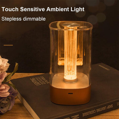 Elegant Touch-Control Bedside Lamp – Create a Warm, Romantic Atmosphere - Natural Sleep