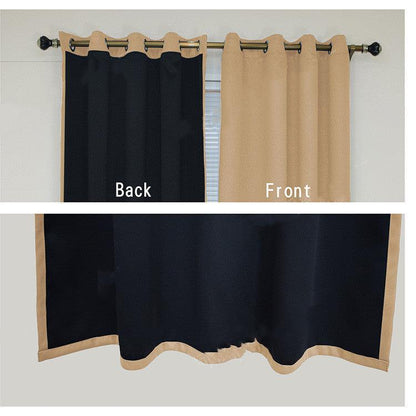 Full Blackout Hot Sale Curtain With Black Lining On The Back - Natural Sleep