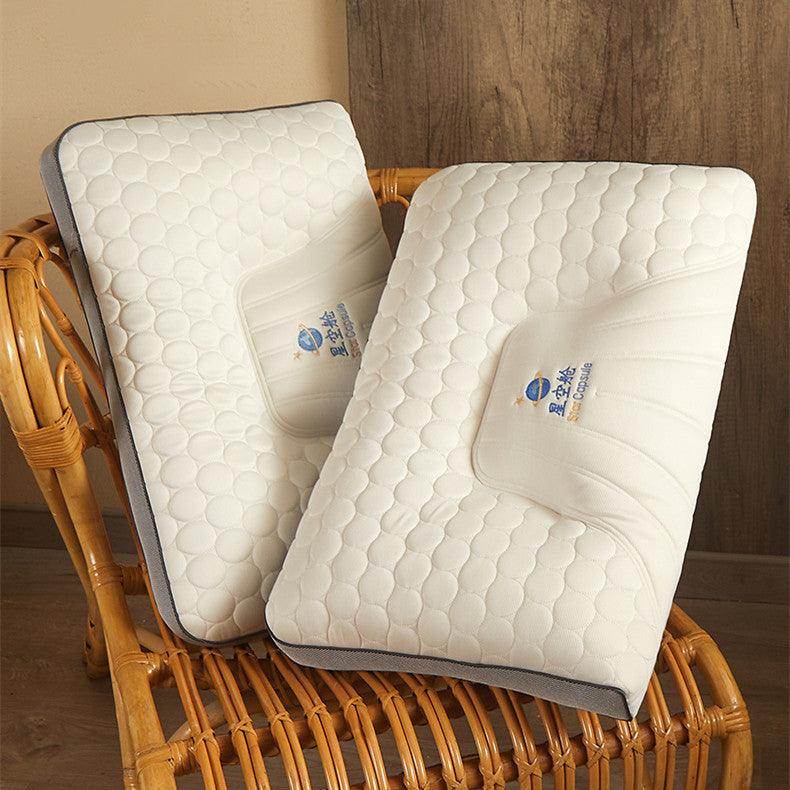 Natural Memory Cervical Protection And Sleep Aid Latex Pillow - Natural Sleep