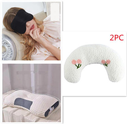 3D Knitted Cotton Pillow Sleep Aid - Natural Sleep