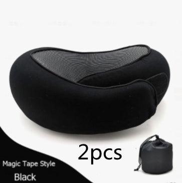 Travel Neck Pillow Non-Deformed Airplane Pillow Travel Neck Cushion Durable U-Shaped Travel Memory Cotton Nap Neck Pillow - Natural Sleep