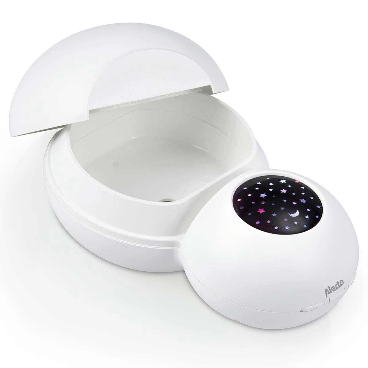 White humidifier and projector - Natural Sleep