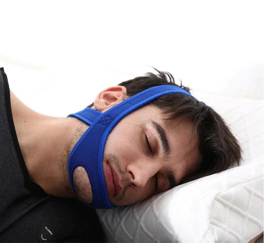 Snore Stop Anti Snoring Chin Strap Sleep Apnea Belt Snoreless Sleep Jaw Solution - Natural Sleep