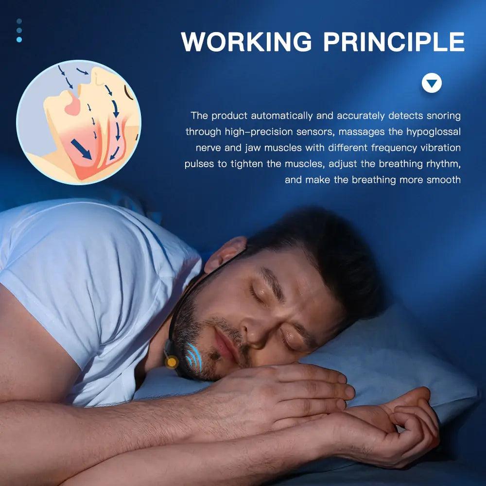 Smart Anti Snoring Device - Natural Sleep