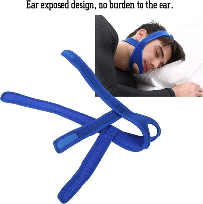 Snore Stop Anti Snoring Chin Strap Sleep Apnea Belt Snoreless Sleep Jaw Solution - Natural Sleep