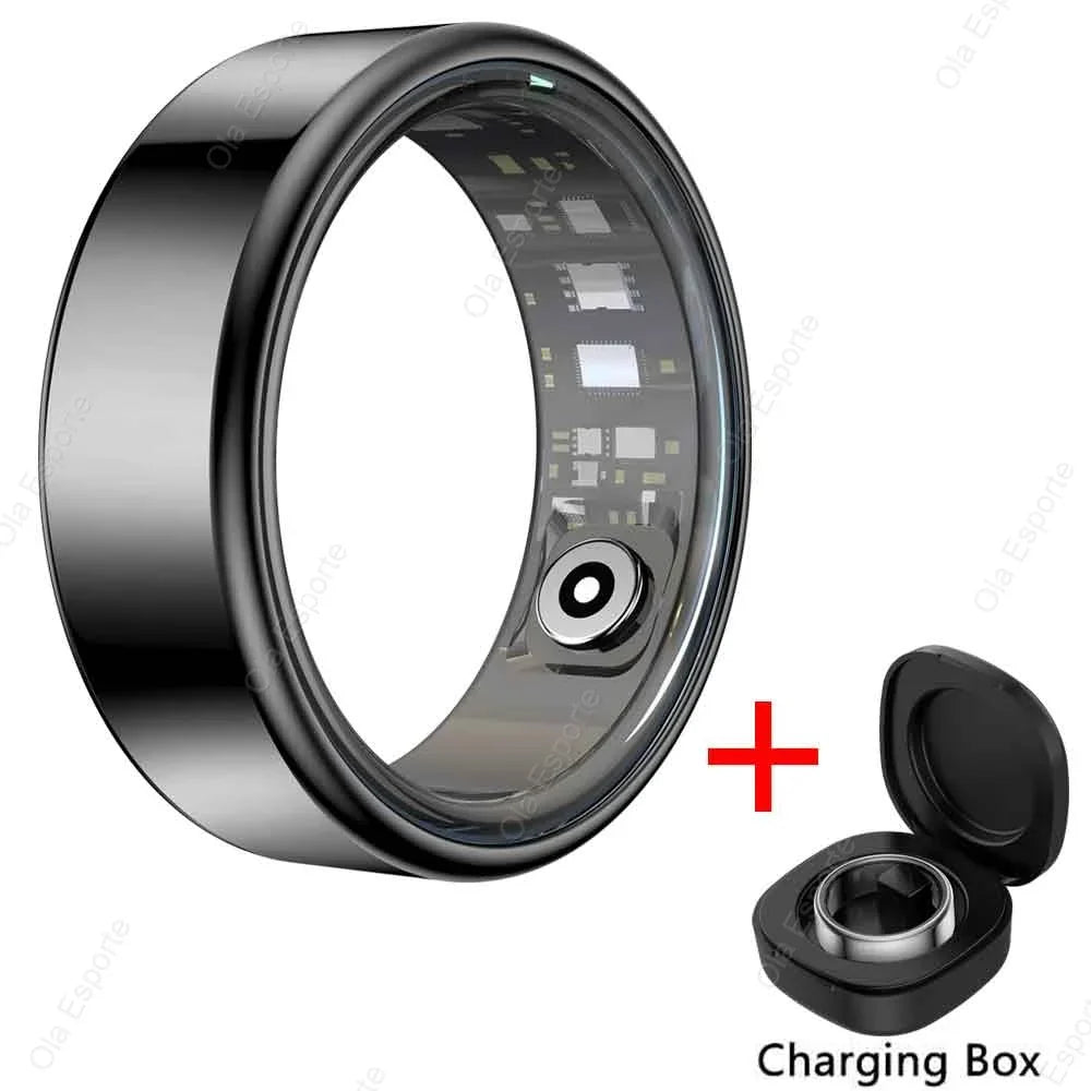 Smart Ring Newest Intelligent Wearable Device For Men Women Bluetooth Heart Rate Sleep Health Monitor Waterproof for IOS Android - NaturalSleep.shop
