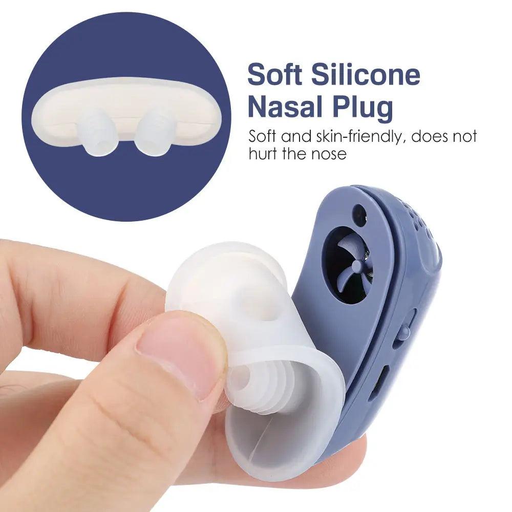 Portable and Rechargeable Anti-Snoring Device for Home Use - Natural Sleep