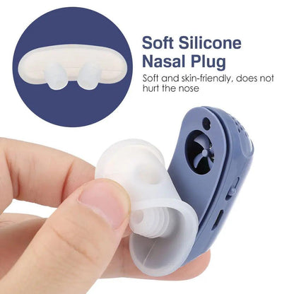 Portable and Rechargeable Anti-Snoring Device for Home Use - Natural Sleep