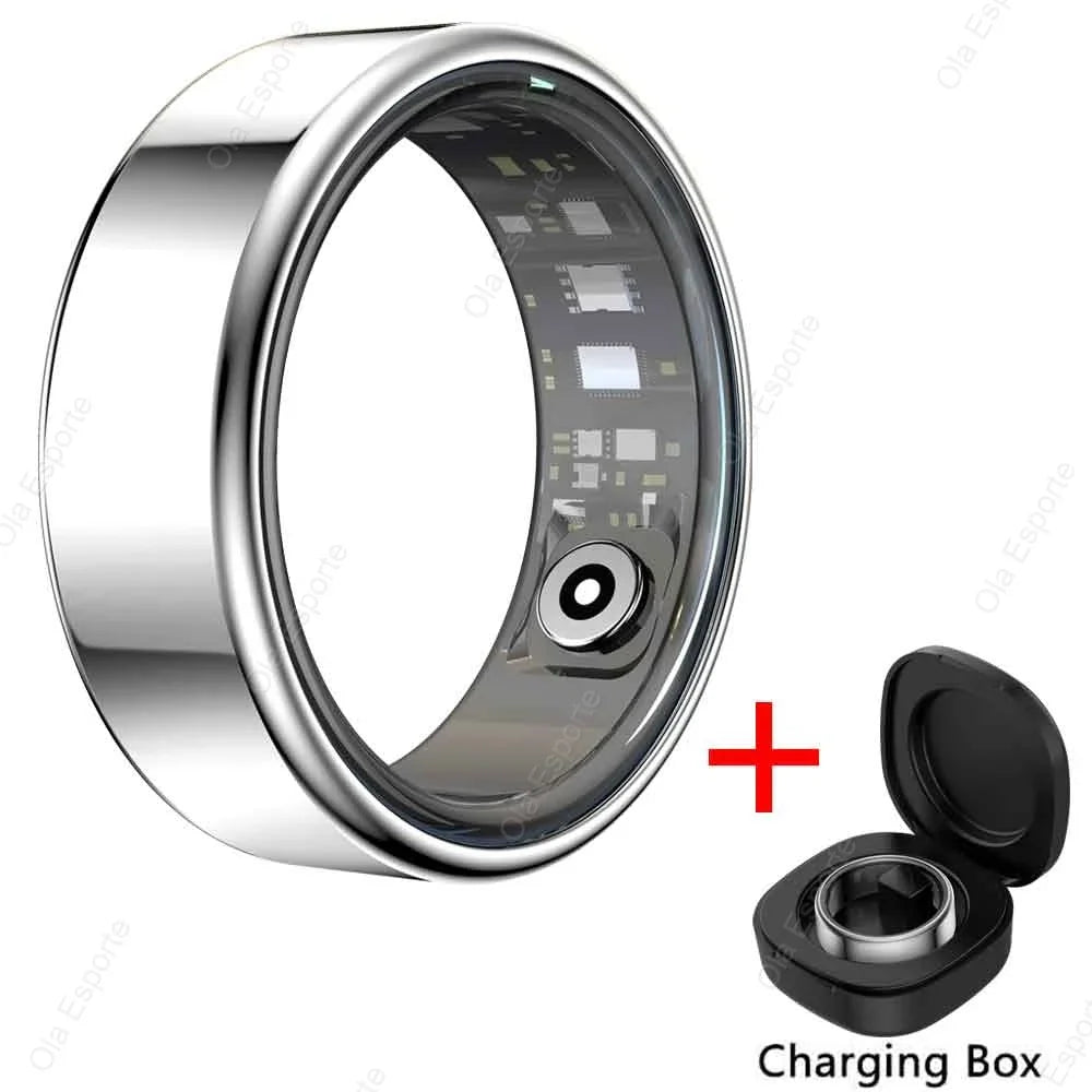 Smart Ring Newest Intelligent Wearable Device For Men Women Bluetooth Heart Rate Sleep Health Monitor Waterproof for IOS Android - NaturalSleep.shop