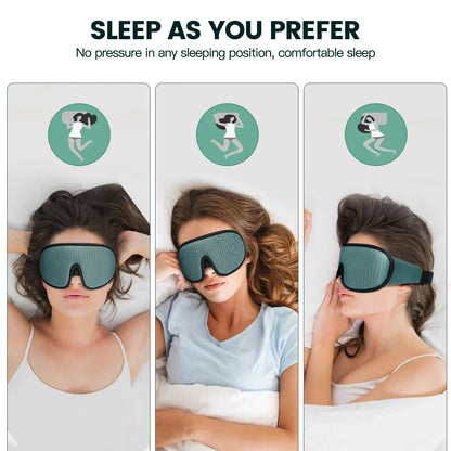 New Brand 3D Sleeping Mask Block Out Light Sleep Mask For Eyes Slaapmasker Eye Shade Blindfold Sleeping Aid Face Mask Eyepatch - NaturalSleep.shop