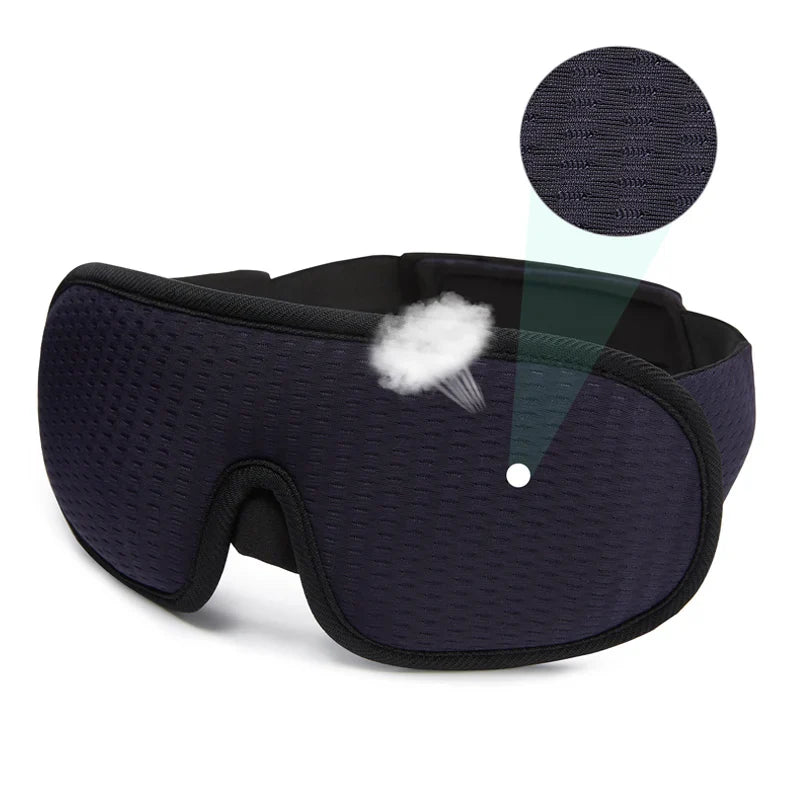 New Brand 3D Sleeping Mask Block Out Light Sleep Mask For Eyes Slaapmasker Eye Shade Blindfold Sleeping Aid Face Mask Eyepatch - NaturalSleep.shop