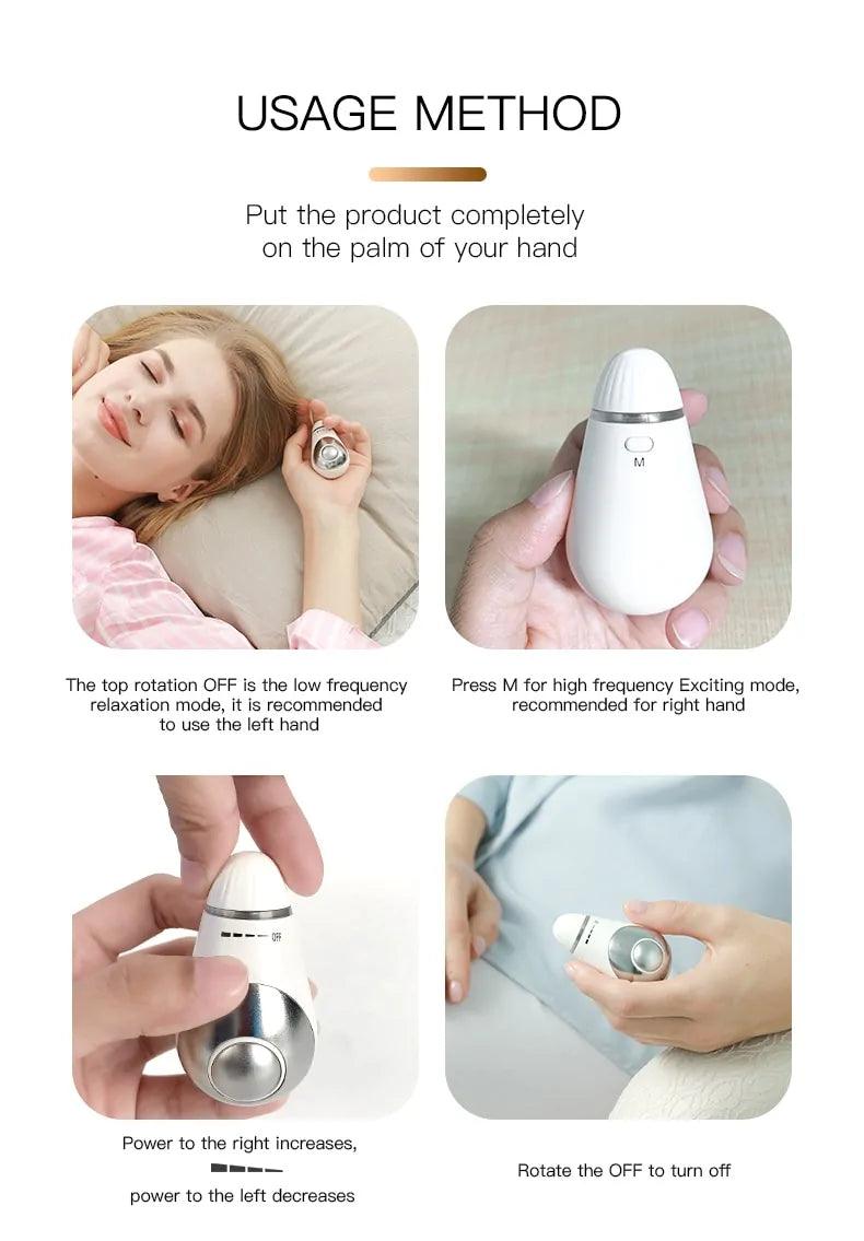 USB Microcurrent Sleep Aid Device: Pressure Relief & Relaxation - Natural Sleep