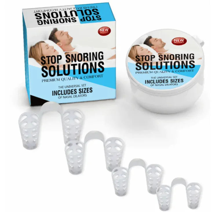 SnoreEase Pro Nasal Dilator Set – 4PCS Anti-Snoring Aid for Clear Breathing & Better Sleep - Natural Sleep