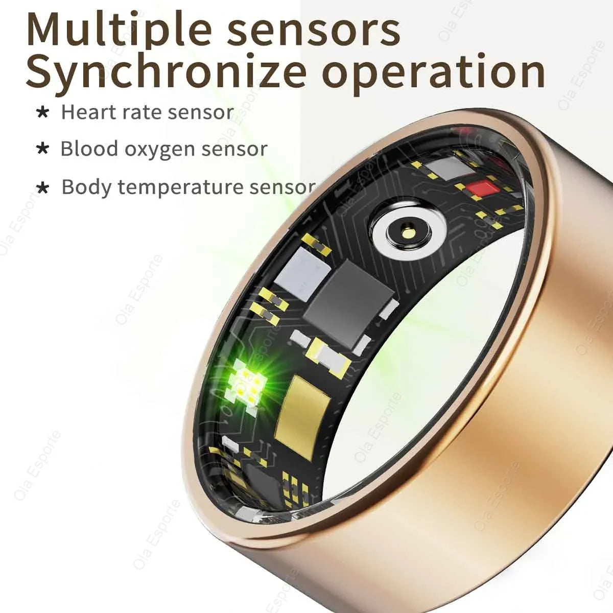 Smart Ring Newest Intelligent Wearable Device For Men Women Bluetooth Heart Rate Sleep Health Monitor Waterproof for IOS Android - NaturalSleep.shop