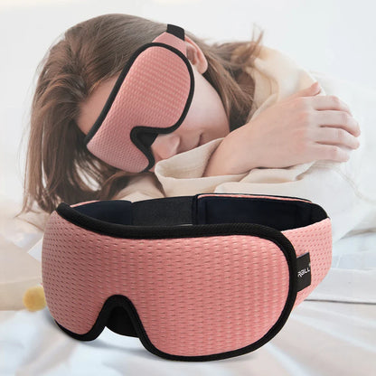 3D Sleeping Mask 100% Blackout Blindfold Sleep Mask for Eyes Smooth Sleep Eye Mask Sleeping Aid Eye Mask for Travel Slaapmasker - NaturalSleep.shop
