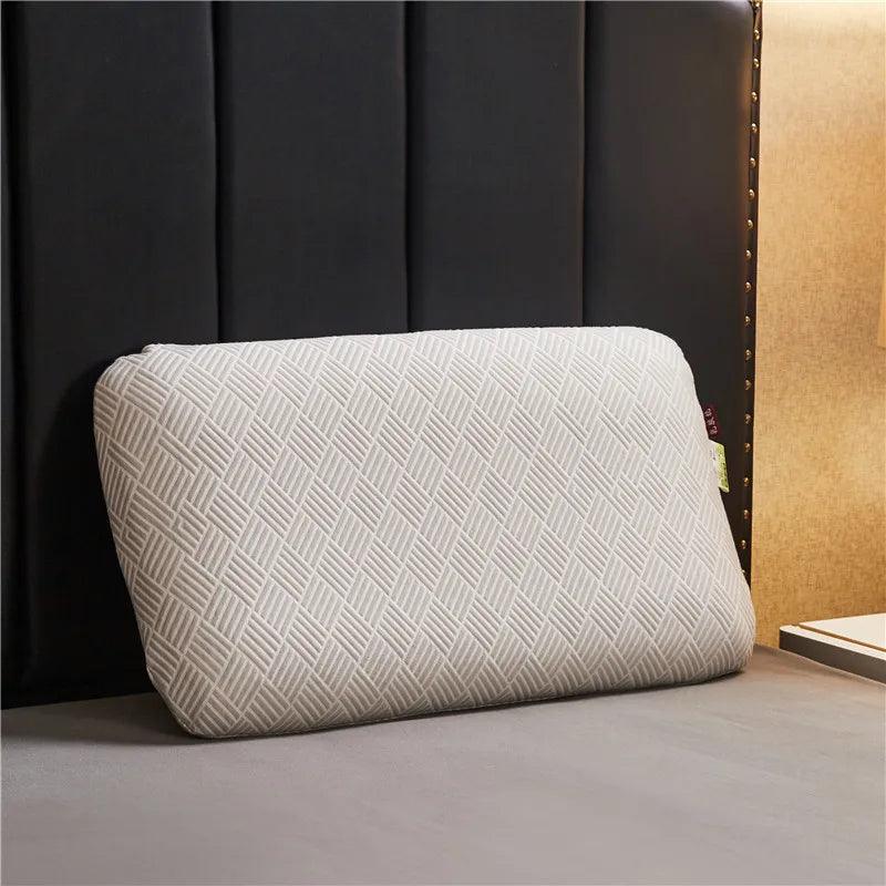 Comfortable Pure Natural Latex Pillow – Neck Pain Relief, Orthopedic Support for Side & Back Sleep, Cervical Health Care Cushion - Natural Sleep