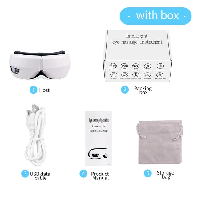 Eye Massager with Heat Smart Airbag Vibration Eye Care - Natural Sleep