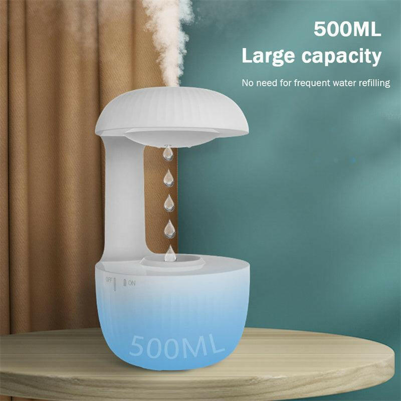 Anti-Gravity Air Humidifier with Levitating Water Drops – Silent Cool Mist Maker & Fogger for Relaxation and Fatigue Relief - Natural Sleep