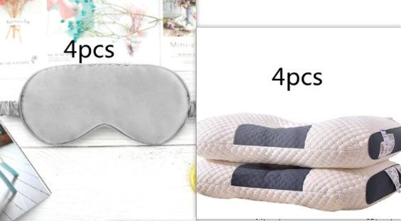 3D Knitted Cotton Pillow Sleep Aid - Natural Sleep