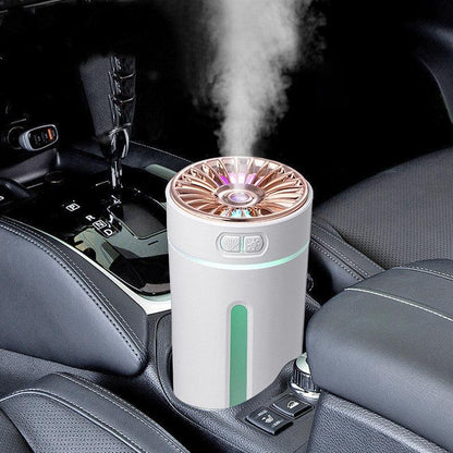 Wireless Air Humidifier Colorful Lights Mute Ultrasonic USB Fogger Diffuser Purifier 800mAh Rechargeabl Cool Mist Maker For Car - Natural Sleep