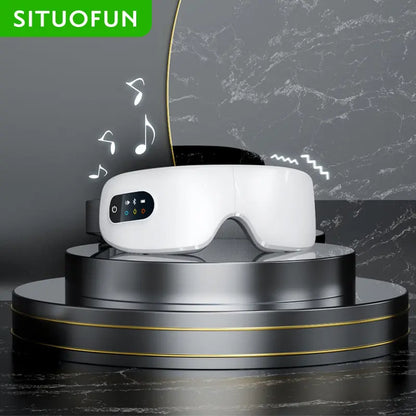 Eye Massager With Heat, Vibration and Bluetooth Music, Improve Sleep - Natural Sleep