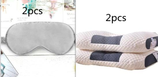 3D Knitted Cotton Pillow Sleep Aid - Natural Sleep