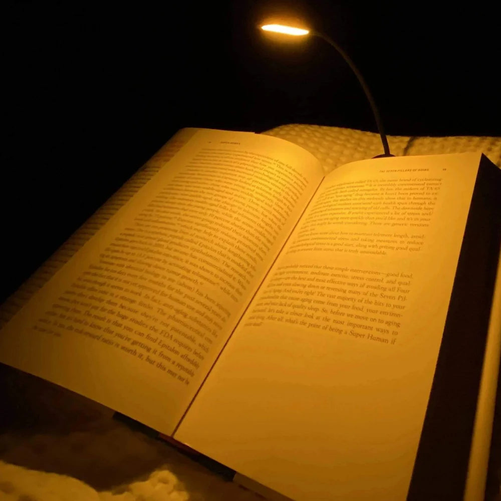 NoBlue Amber Book Light - Natural Sleep