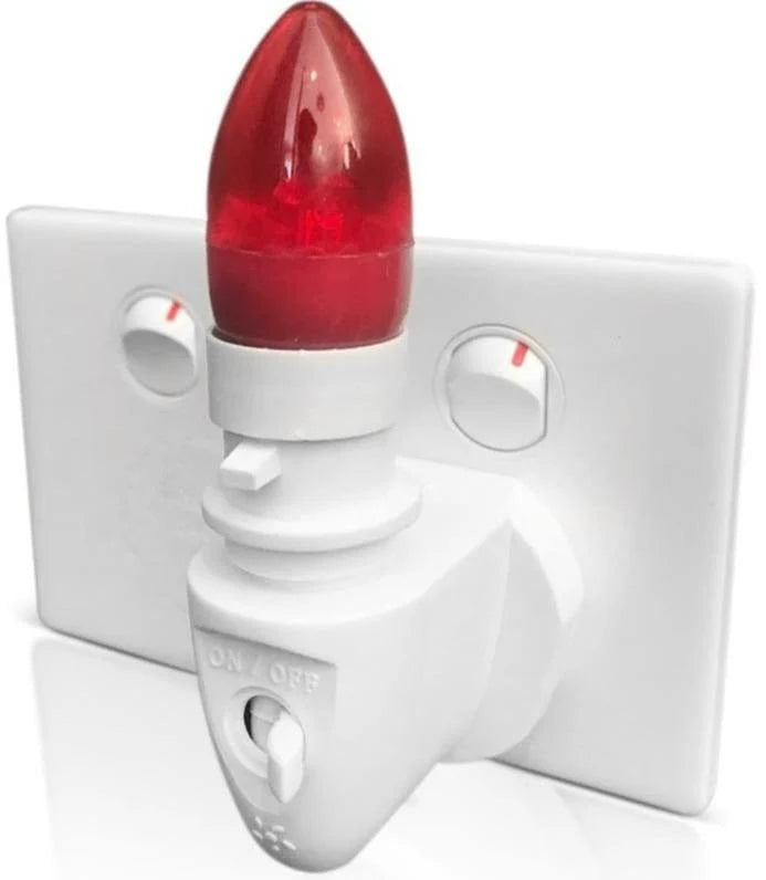 Red Plug In Night Light for Sleep - Natural Sleep