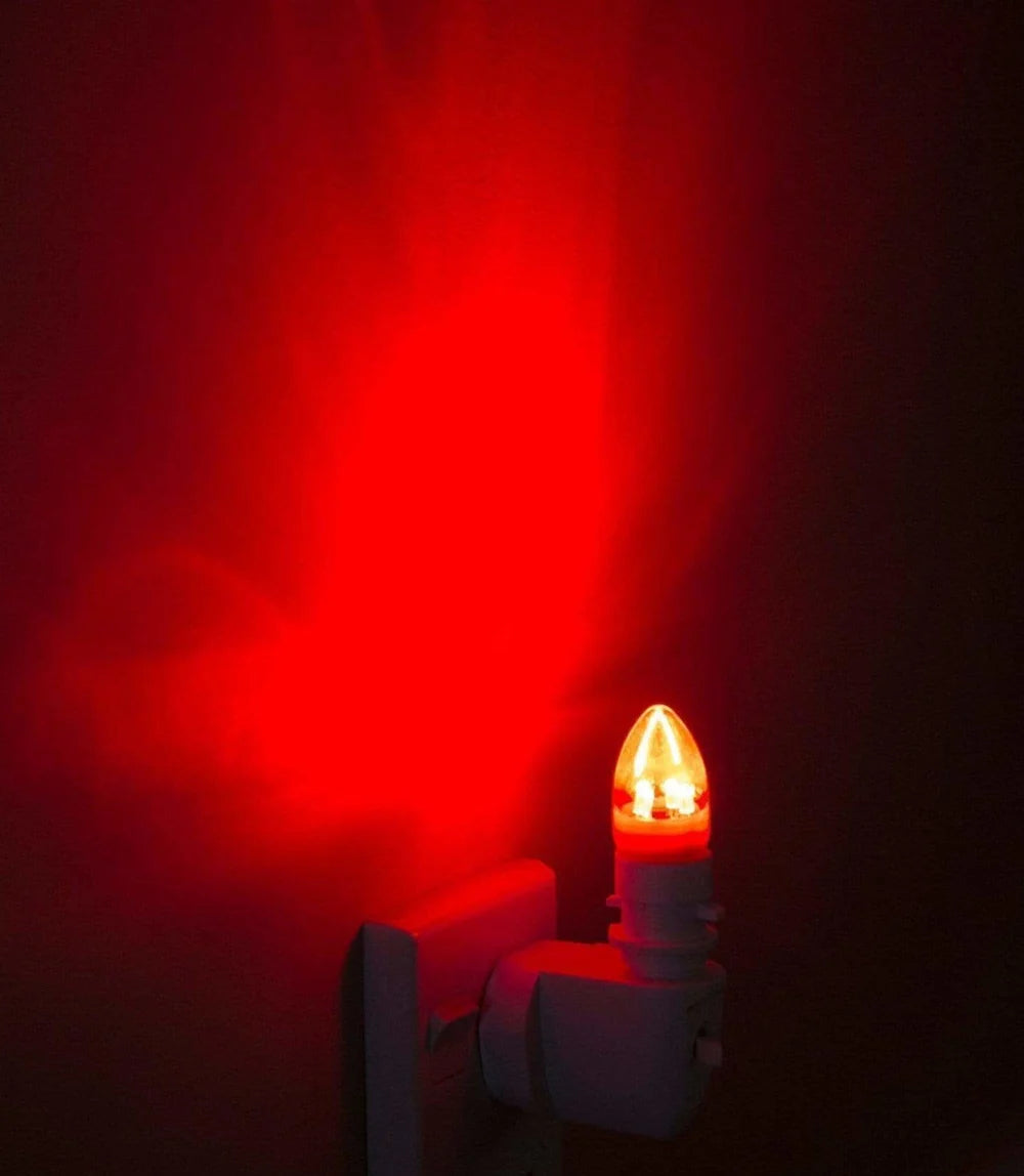 Red Plug In Night Light for Sleep - Natural Sleep