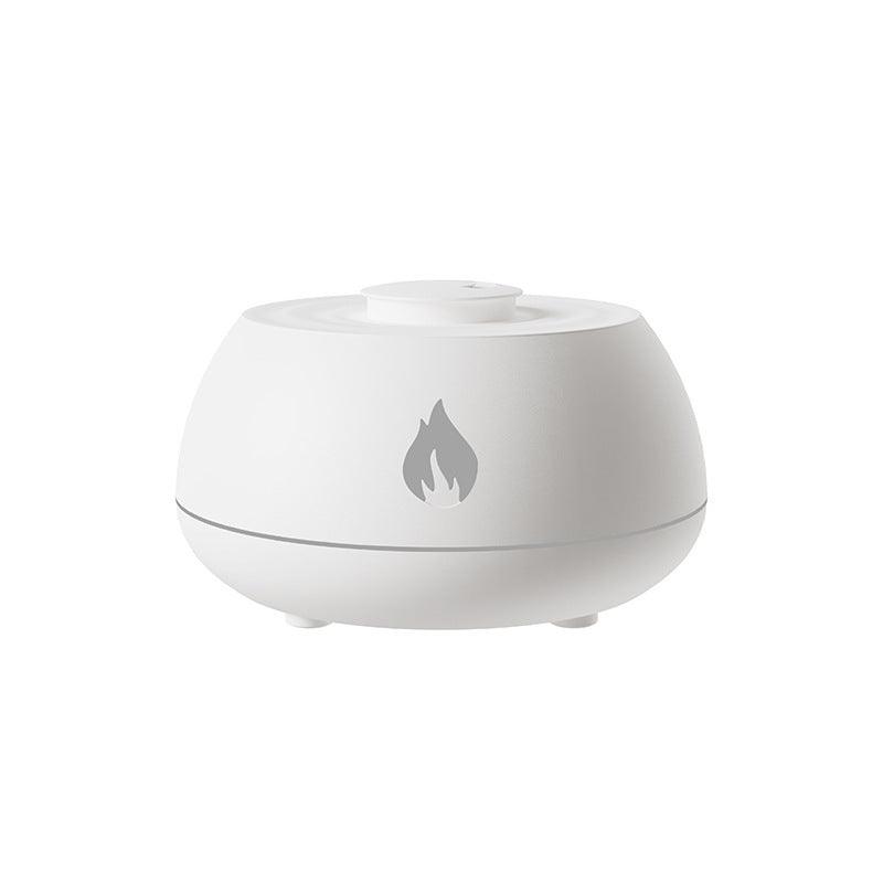 Flame Humidifier Aromatherapy Diffuser 7 Colors Light Home Air Humidifier 130ML USB Room Fragrance Essential Oil Diffuser - Natural Sleep