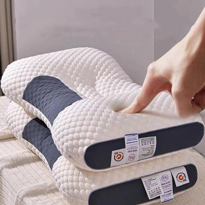 3D Knitted Cotton Pillow Sleep Aid - Natural Sleep