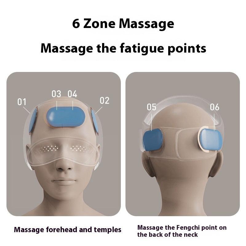 Head And Eye Integrated Massage Instrument Airbag Package Sleep Aid Home - Natural Sleep