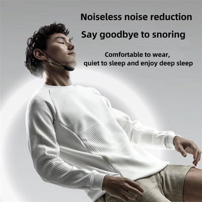 Smart Anti Snoring Device EMS Pulse Snoring Stop Effective Solution Snore Sleep Aid Portable Noise Reduction Muscle Stimulator - Natural Sleep