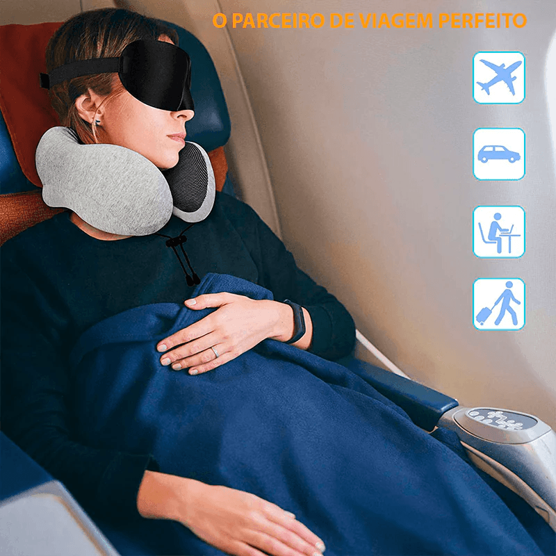 Orthopedic Travel Pillow - Natural Sleep