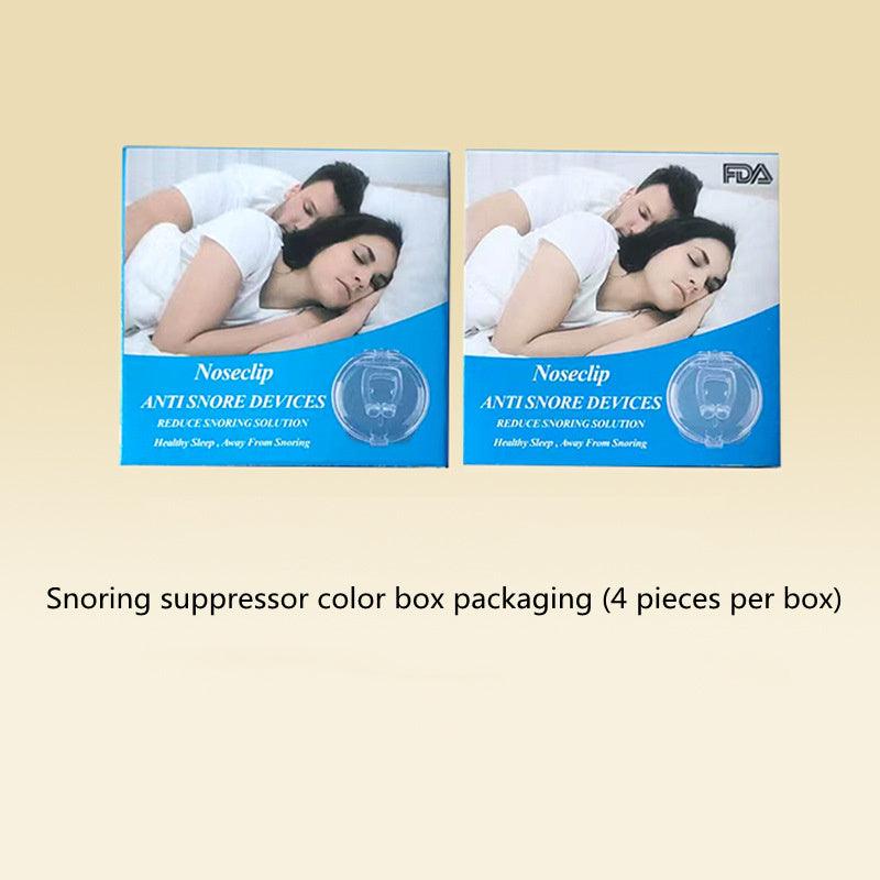 Silicone Magnetic Anti-Snore Stop Snoring Nose Clip - Sleep Aid & Apnea Guard - Natural Sleep